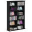 CD Skab Sort eg 60 x 17 x 92 cm Konstrueret træ