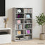 CD Skab Betongrå 60 x 17 x 92 cm Konstrueret træ