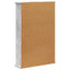 CD Skab Betongrå 60 x 17 x 92 cm Konstrueret træ