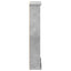 CD Skab Betongrå 60 x 17 x 92 cm Konstrueret træ