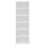 CD Skab Hvid 60 x 17 x 92 cm Konstrueret træ