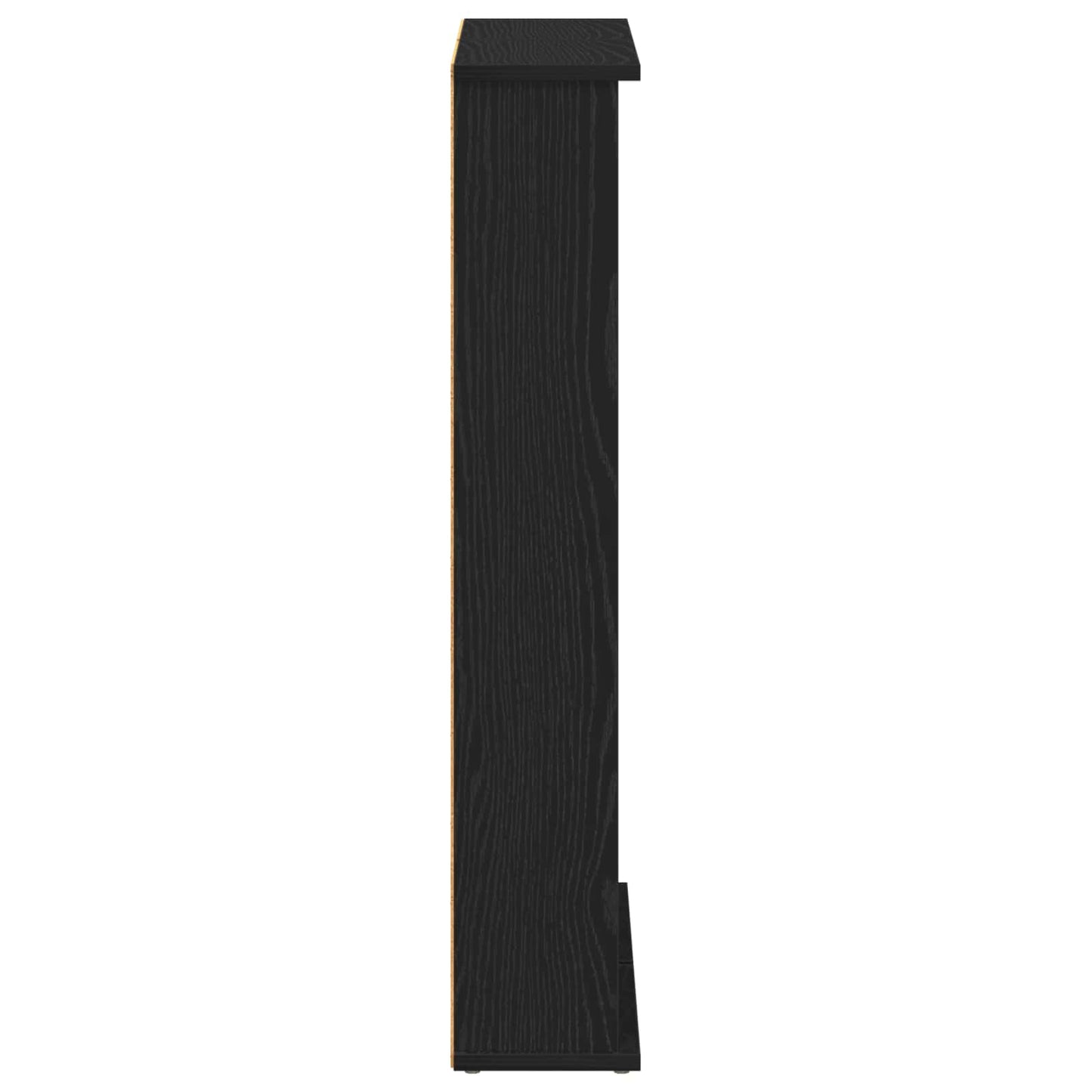 CD Skab 2 stk. Sort eg 60 x 17 x 92 cm Konstrueret træ