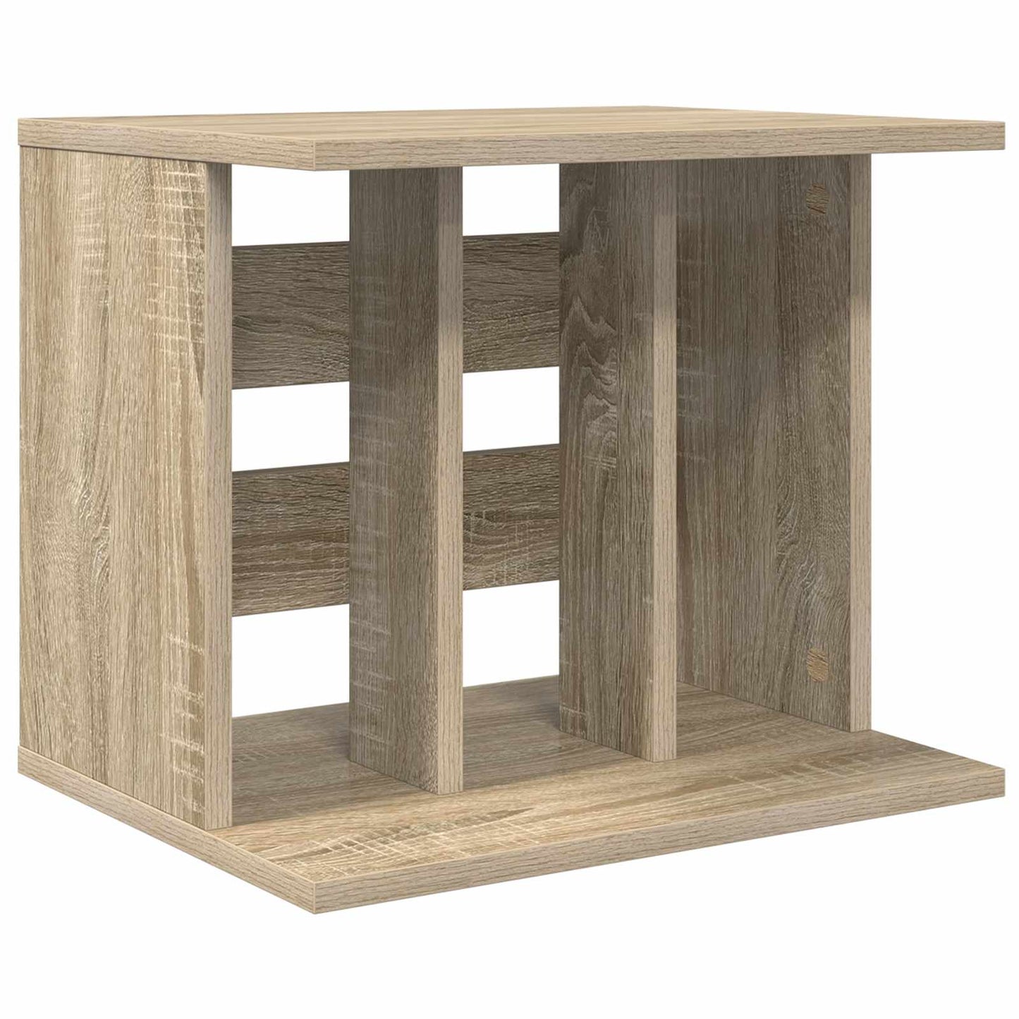 Opbevaring af vinylplader Sonoma-eg 42 x 33 x 36 cm
