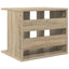 Opbevaring af vinylplader Sonoma-eg 42 x 33 x 36 cm