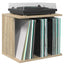 Opbevaring af vinylplader Sonoma-eg 42 x 33 x 36 cm