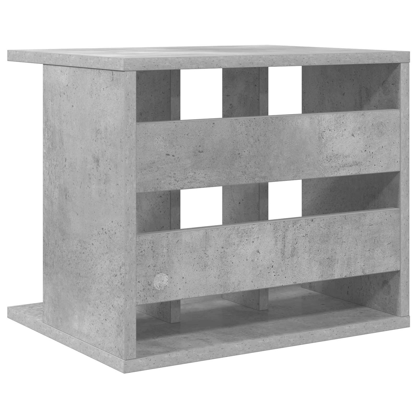 Opbevaring af vinylplader Betongrå 42 x 33 x 36 cm