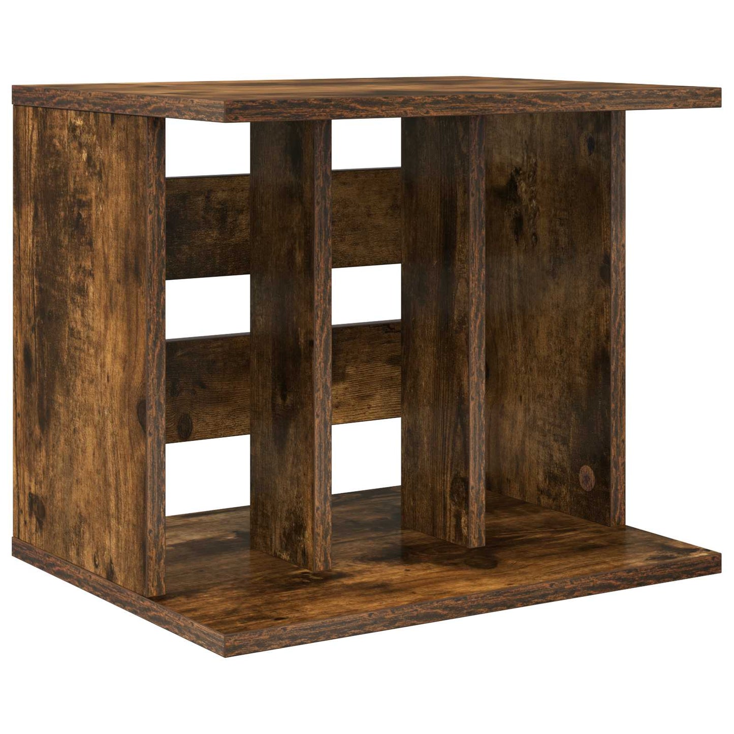 Opbevaring af vinylplader Røget eg 42 x 33 x 36 cm