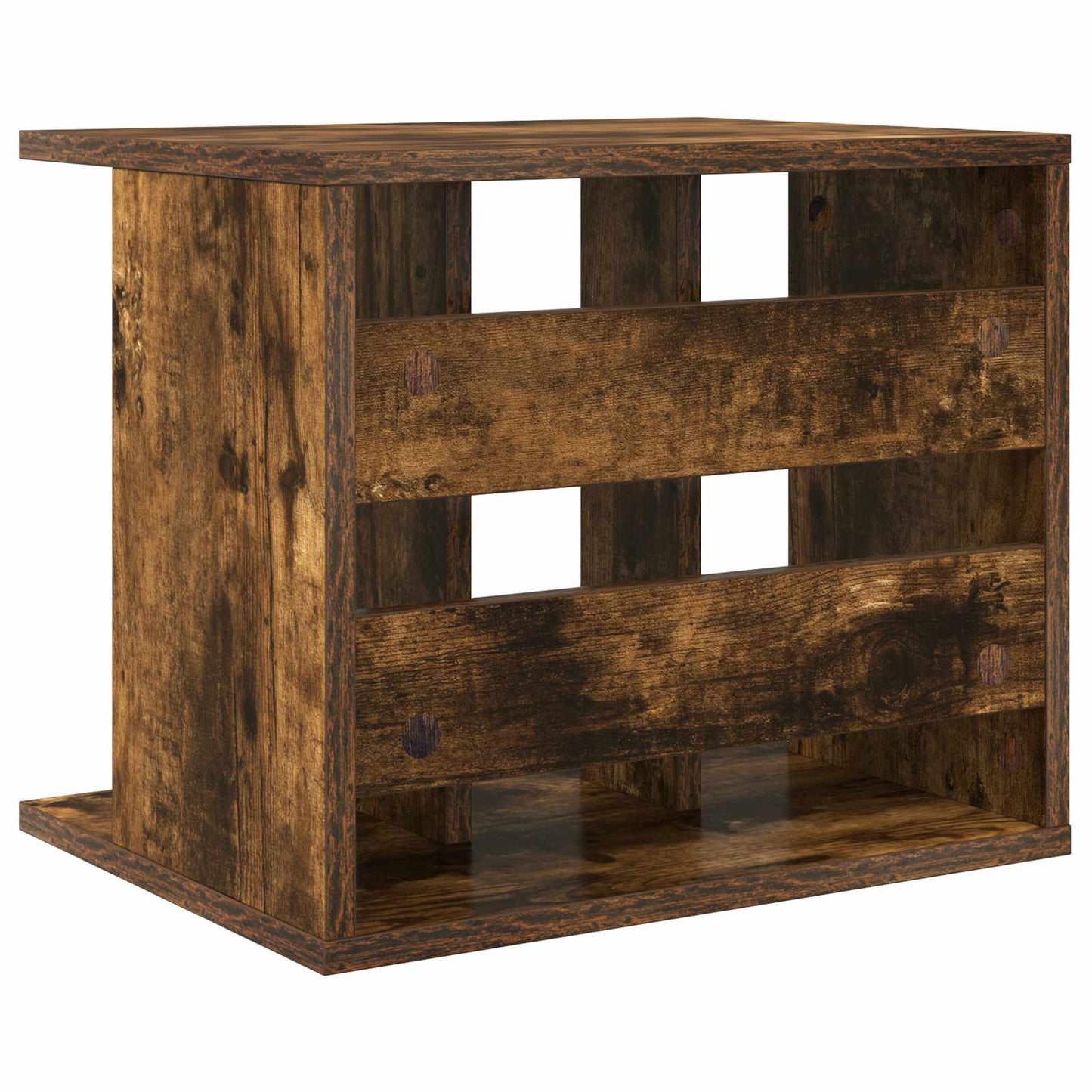 Opbevaring af vinylplader Røget eg 42 x 33 x 36 cm