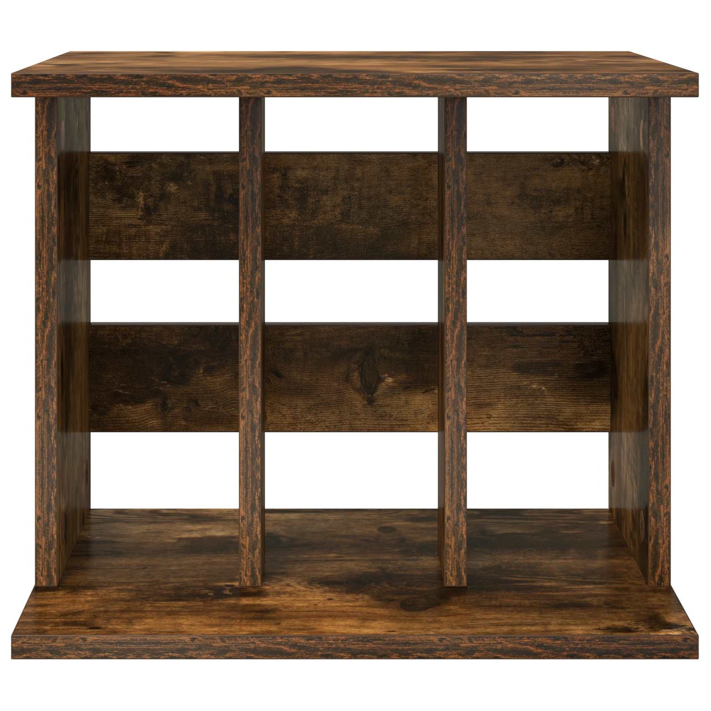 Opbevaring af vinylplader Røget eg 42 x 33 x 36 cm