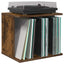 Opbevaring af vinylplader Røget eg 42 x 33 x 36 cm