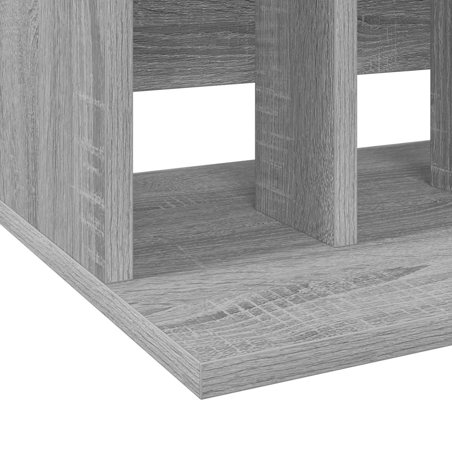 Opbevaring af vinylplader Grå Sonoma 42 x 33 x 36 cm
