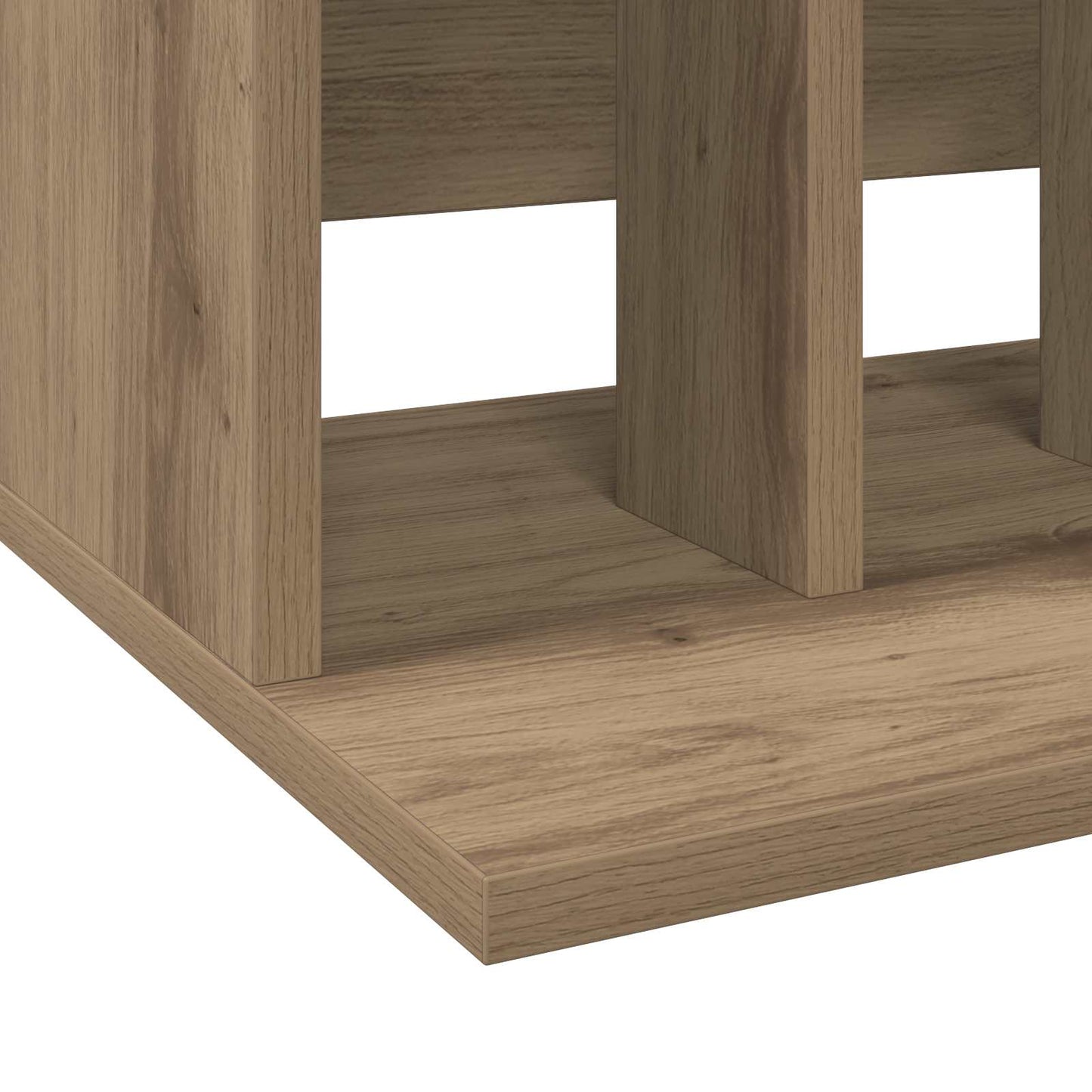 Opbevaring af vinylplader Artisan-eg 42 x 33 x 36 cm