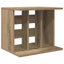 Opbevaring af vinylplader Artisan-eg 42 x 33 x 36 cm