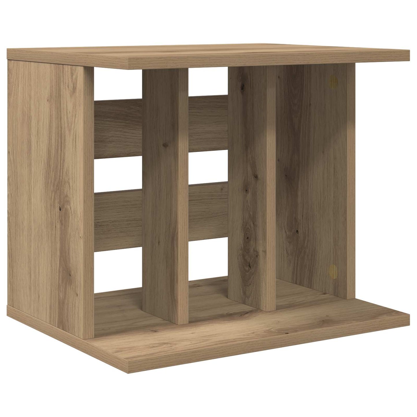 Opbevaring af vinylplader Artisan-eg 42 x 33 x 36 cm