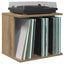 Opbevaring af vinylplader Artisan-eg 42 x 33 x 36 cm
