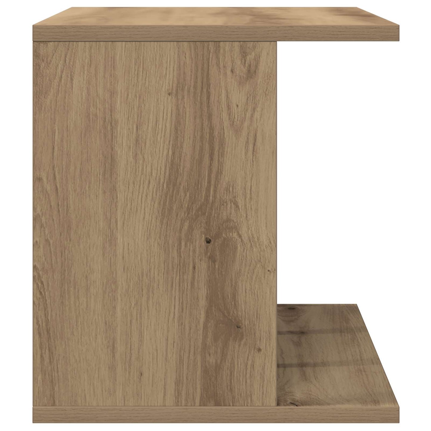 Opbevaring af vinylplader Artisan-eg 42 x 33 x 36 cm