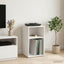 Pladeskab Hvid 38 x 33 x 61 cm Konstrueret træ