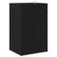 Pladeskab Sort eg 38 x 33 x 61 cm Konstrueret træ