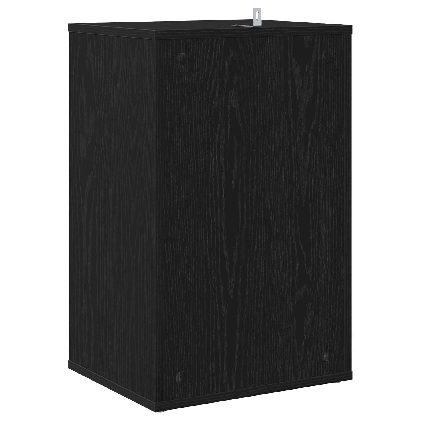 Pladeskab Sort eg 38 x 33 x 61 cm Konstrueret træ