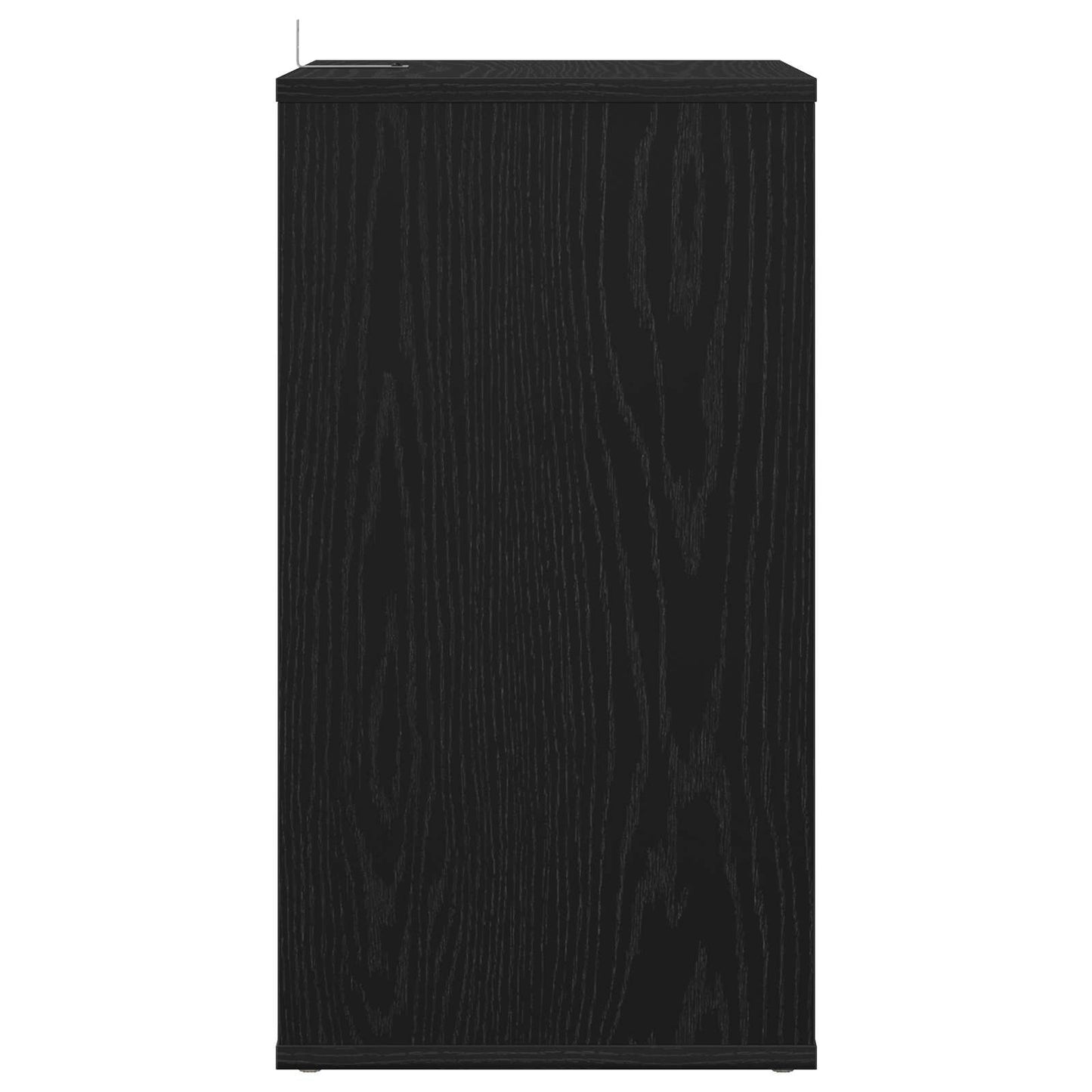 Pladeskab Sort eg 38 x 33 x 61 cm Konstrueret træ
