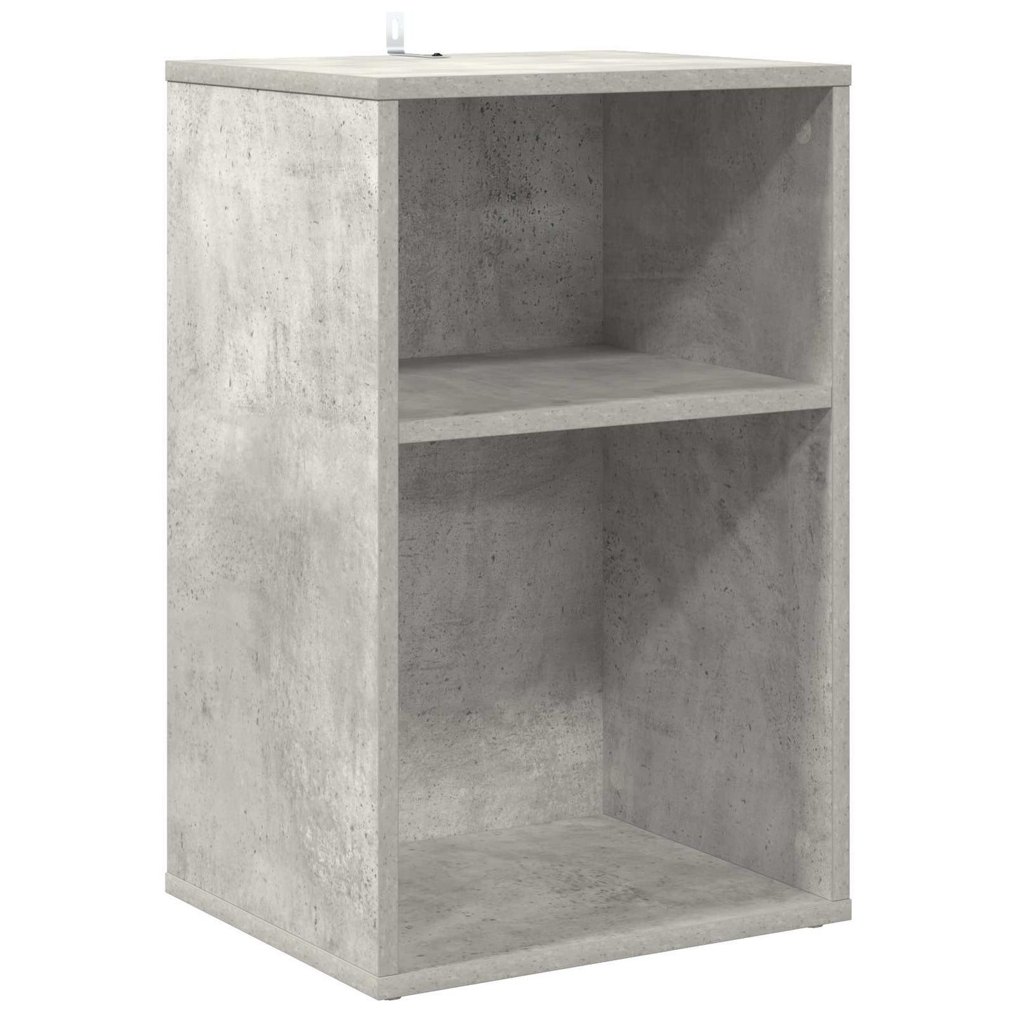 Pladeskab Betongrå 38 x 33 x 61 cm Konstrueret træ