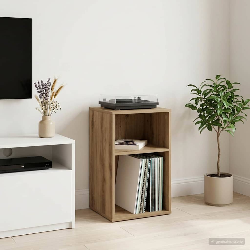 Pladeskab Artisan-eg 38 x 33 x 61 cm Konstrueret træ