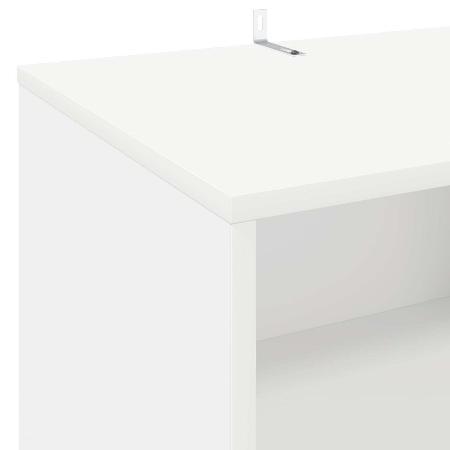 Pladespiller Stativ Hvid 47 x 39,5 x 74,5 cm Konstrueret træ