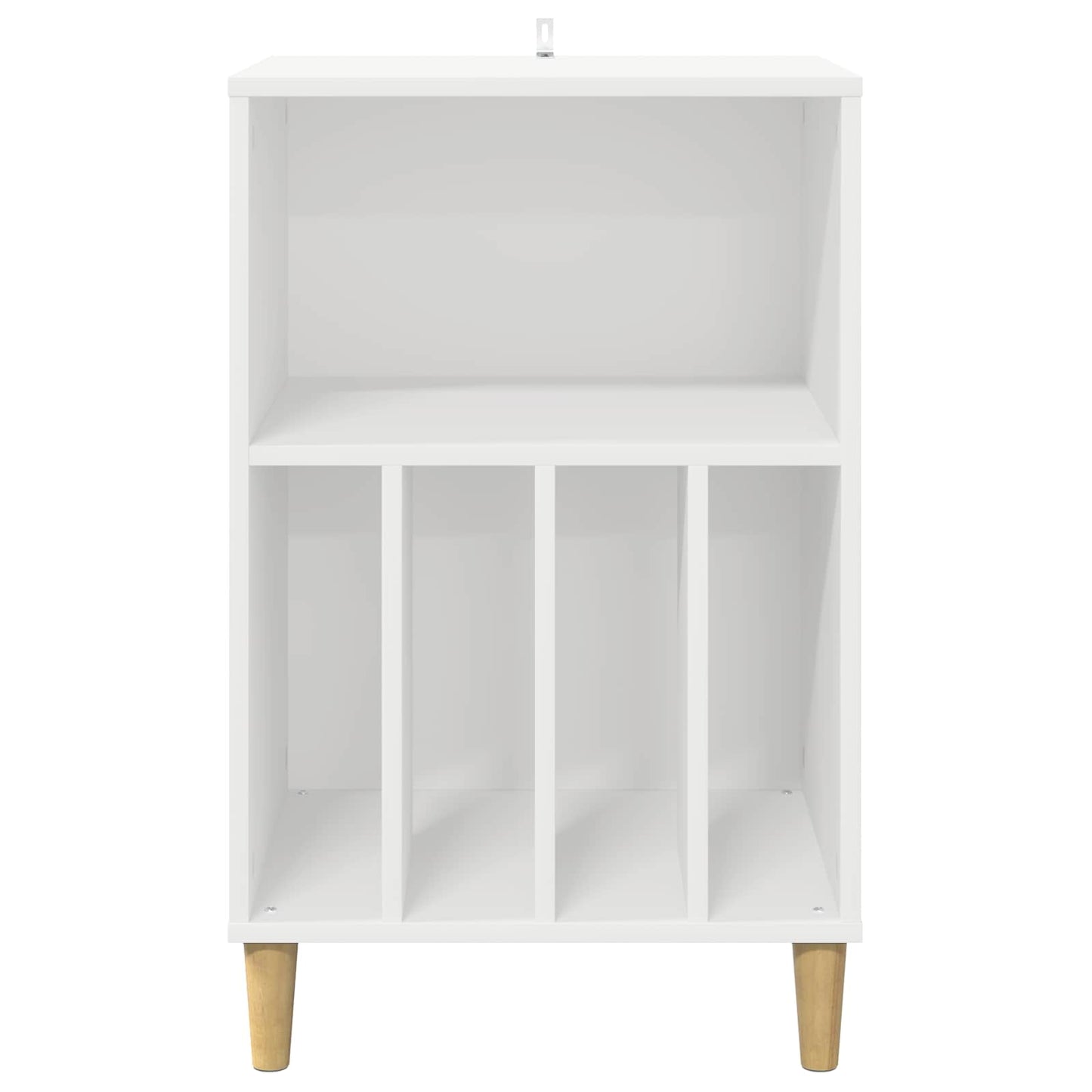 Pladespiller Stativ Hvid 47 x 39,5 x 74,5 cm Konstrueret træ
