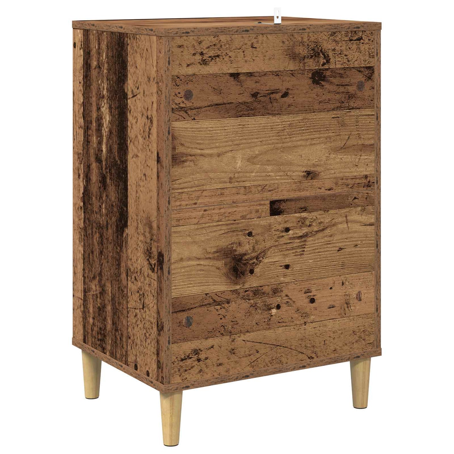 Pladespiller Stativ Egetræ 47 x 39,5 x 74,5 cm Konstrueret træ