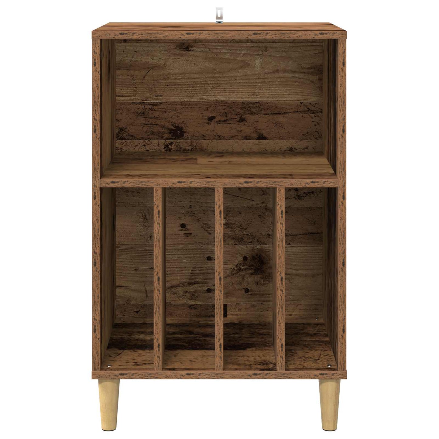 Pladespiller Stativ Egetræ 47 x 39,5 x 74,5 cm Konstrueret træ