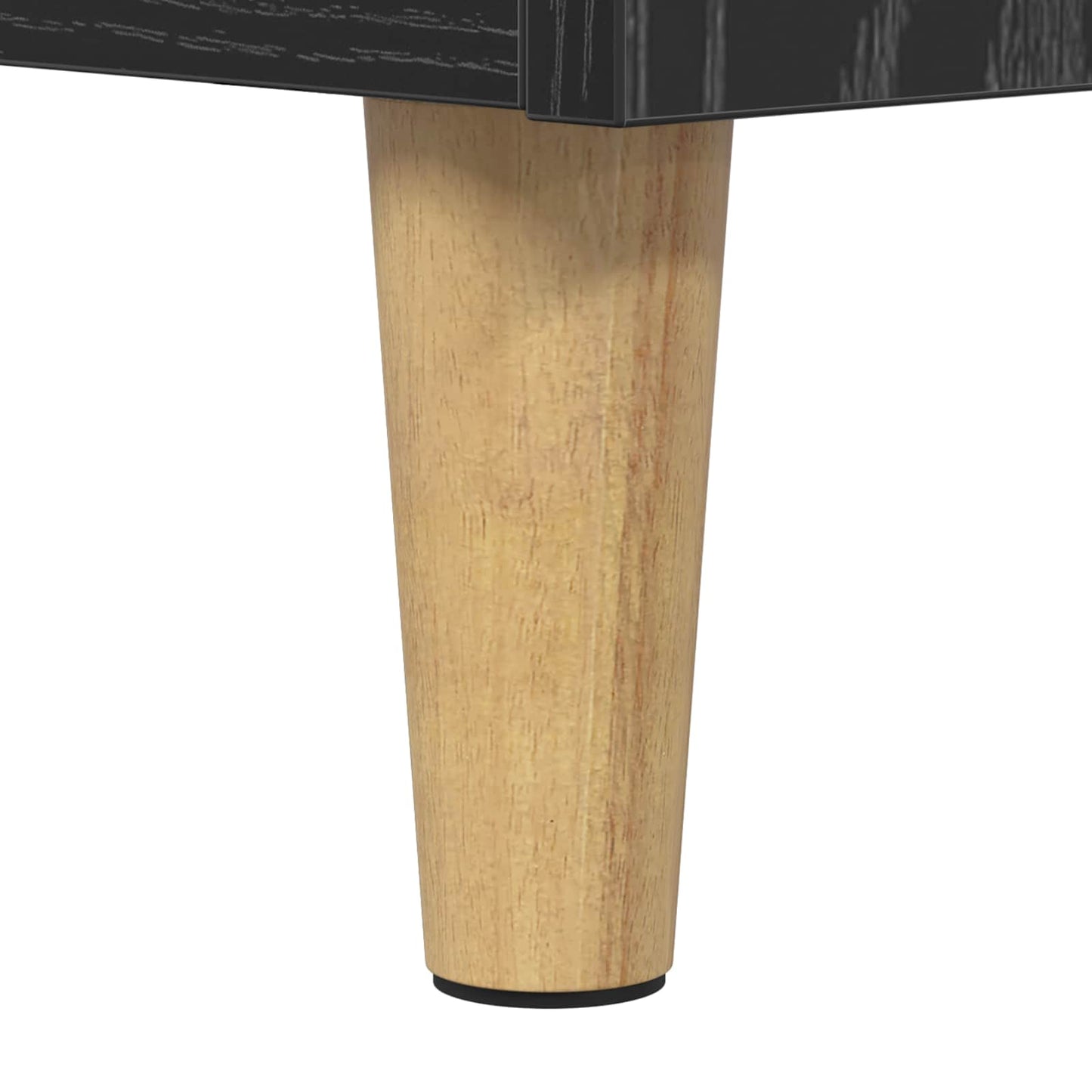Pladespillerstand Sort eg 71 x 39,5 x 83 cm Konstrueret træ