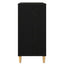 Pladespillerstand Sort eg 71 x 39,5 x 83 cm Konstrueret træ