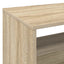 Pladespillerstand Sonoma-eg 71 x 39,5 x 83 cm Konstrueret træ