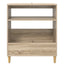 Pladespillerstand Sonoma-eg 71 x 39,5 x 83 cm Konstrueret træ