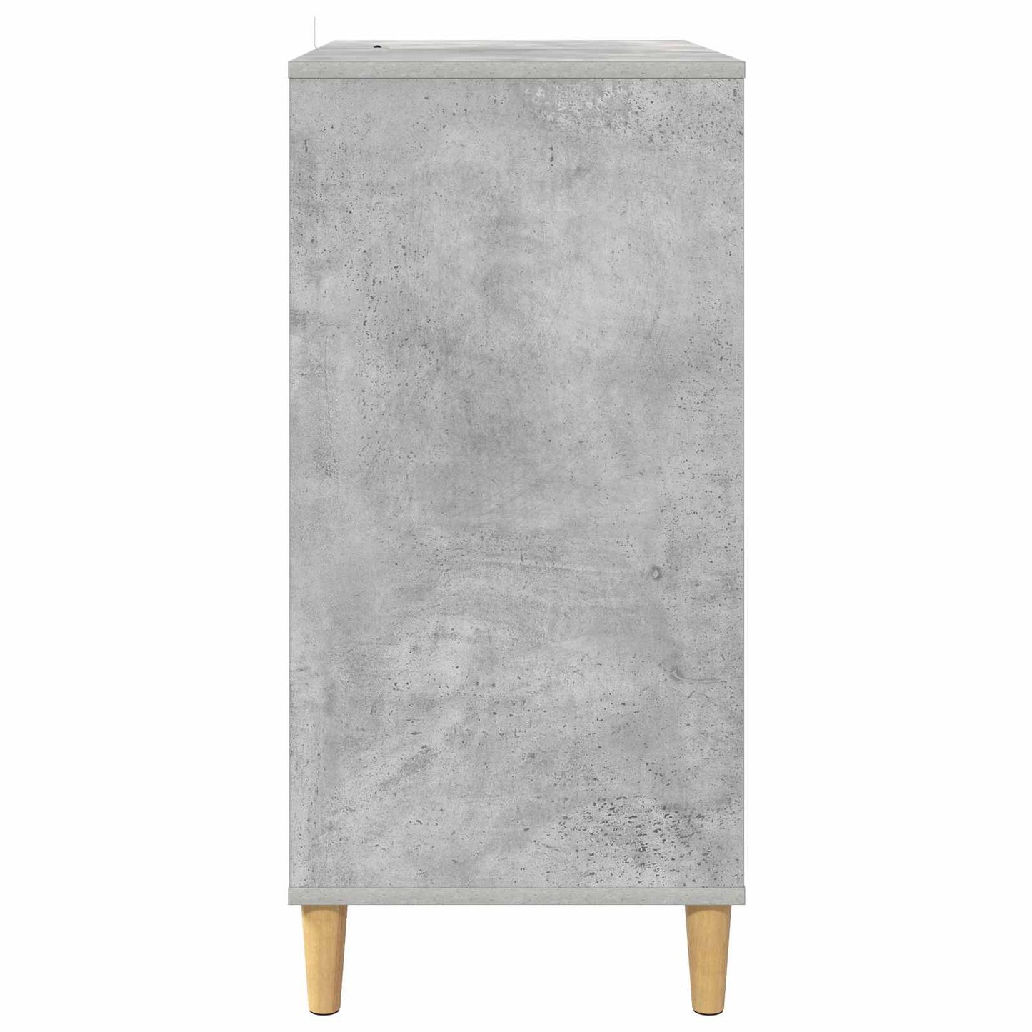 Pladespillerstand Betongrå 71 x 39,5 x 83 cm Konstrueret træ