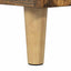 Pladespillerstand Røget eg 71 x 39,5 x 83 cm Konstrueret træ