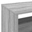 Pladespillerstand Grå Sonoma 71 x 39,5 x 83 cm Konstrueret træ