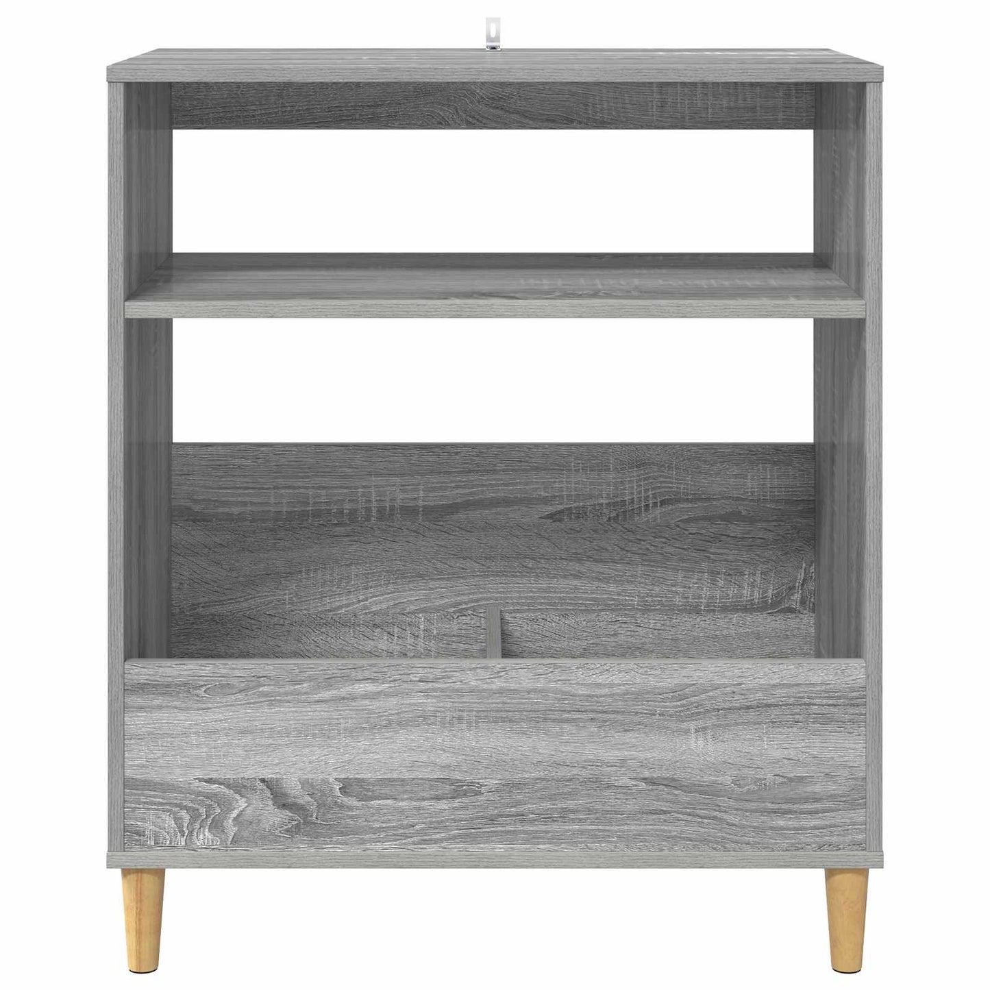 Pladespillerstand Grå Sonoma 71 x 39,5 x 83 cm Konstrueret træ