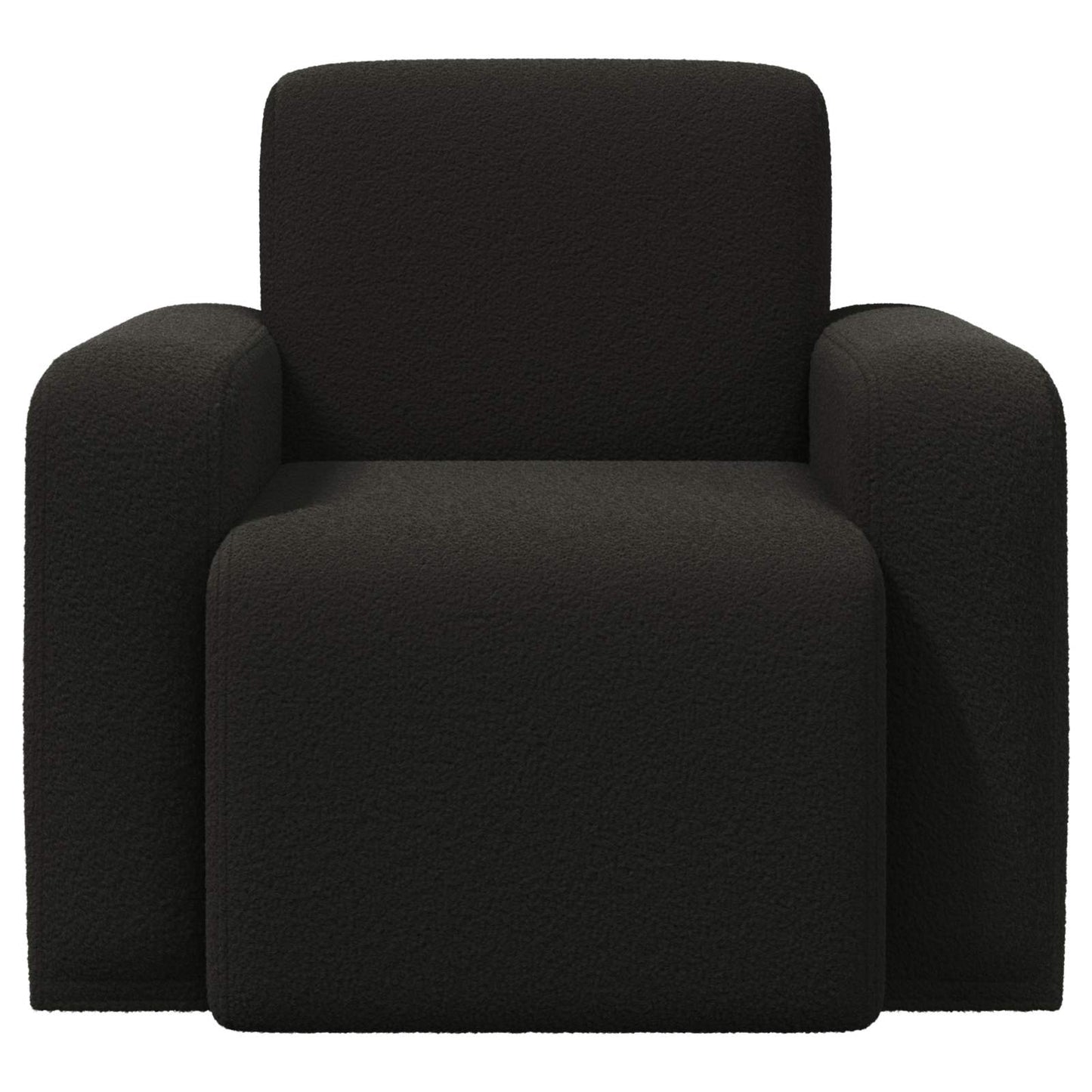 Lænestol Sort Bouclé