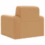 Lænestol Beige Bouclé