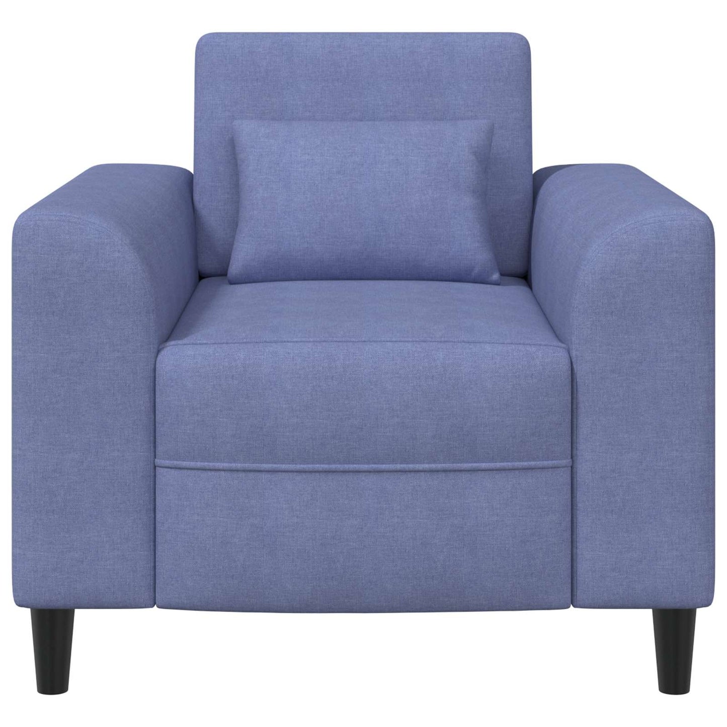 Lænestol Jeans blå Stof