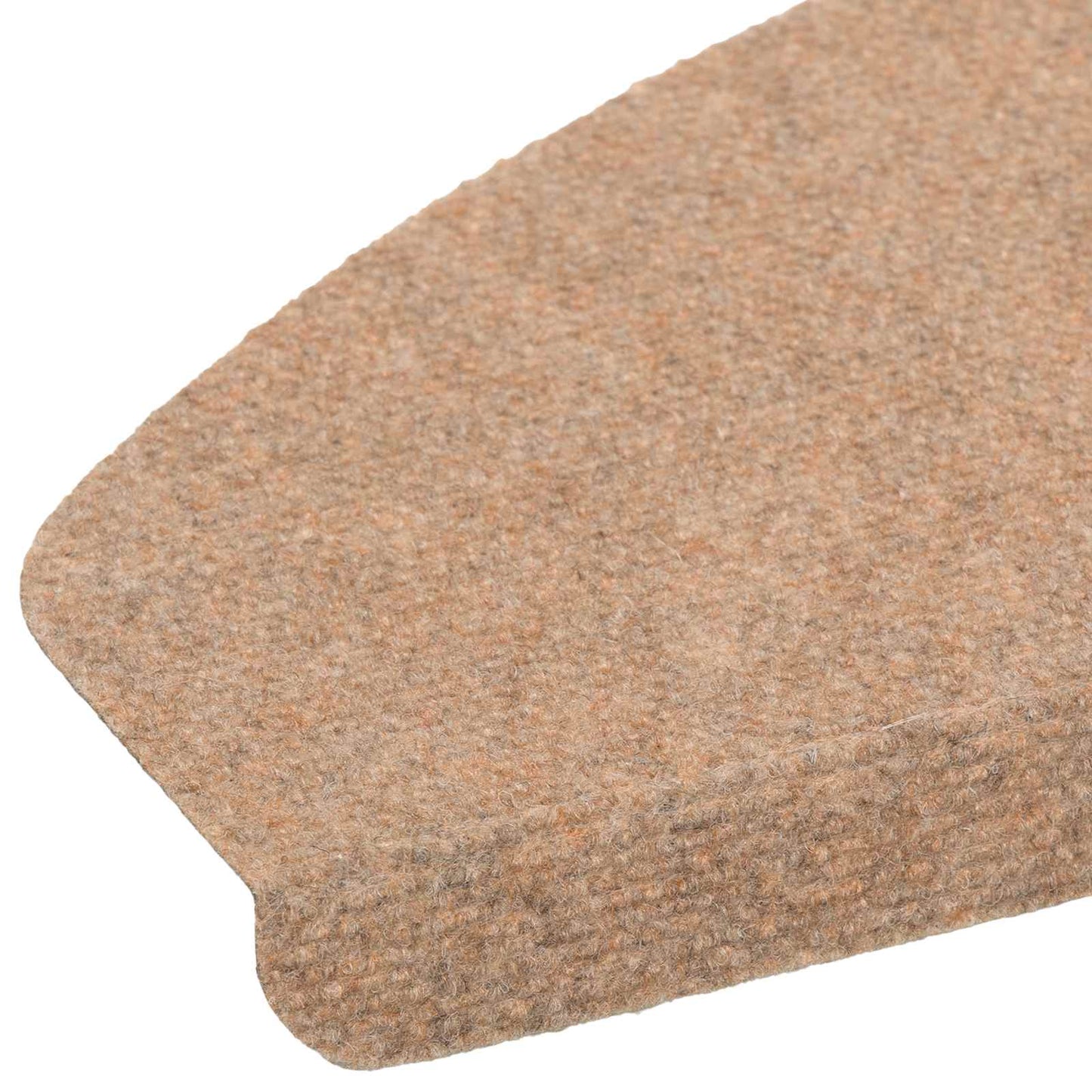 Selvklæbende Trappemåtter 15 pcs Beige 80 x 28 x 3,5 cm