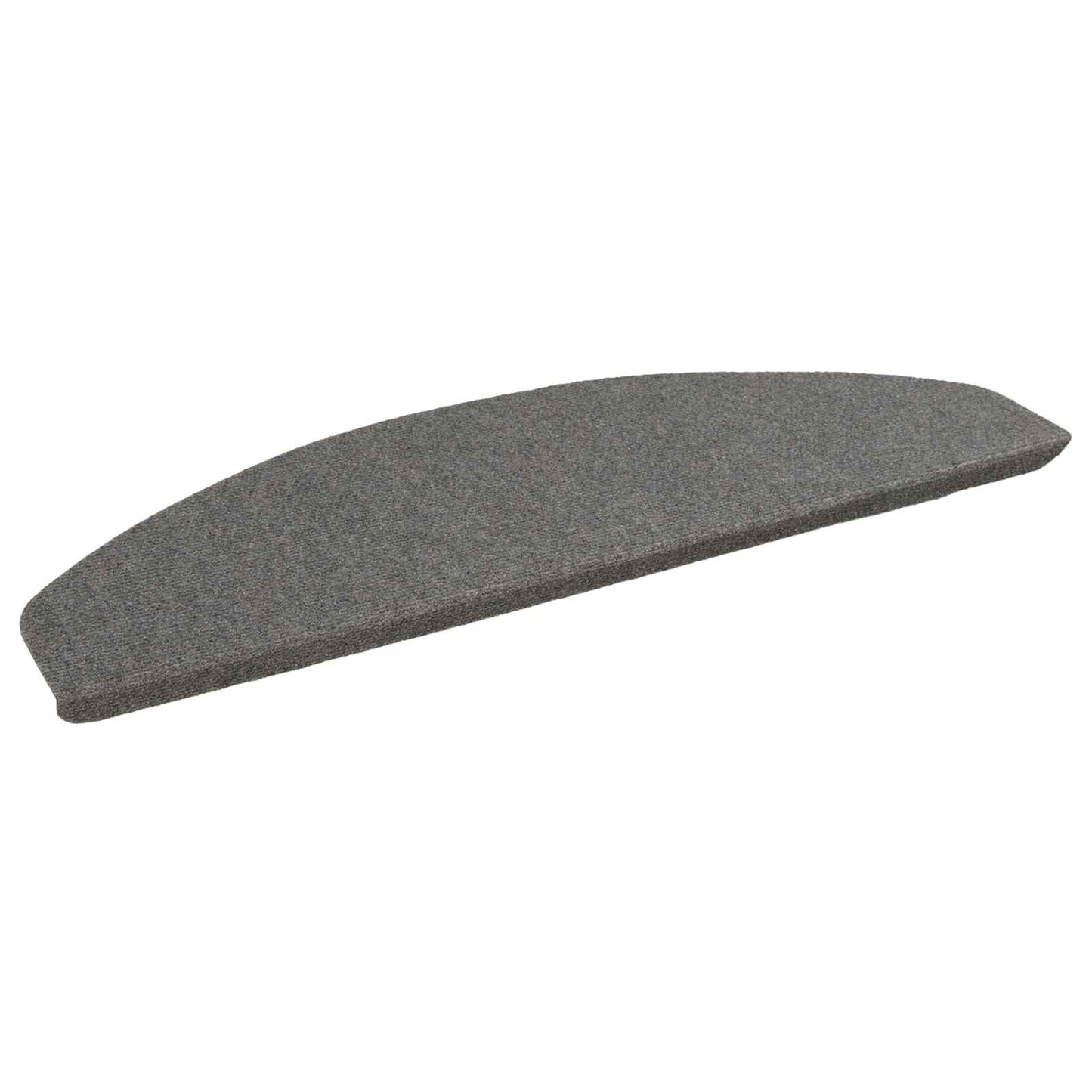 Selvklæbende Trappemåtter 15 pcs Grå 80 x 28 x 3,5 cm