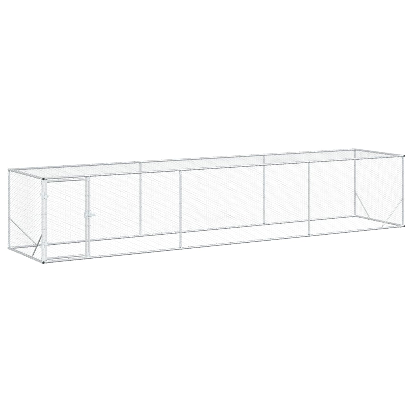 Hønsegård Sølv 500 x 100 x 100 cm Galvaniseret stål