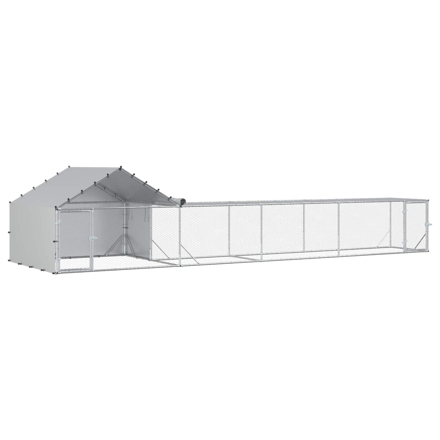 2 stk. Sølv 7 x 2 x 1,5 m Galvaniseret stål