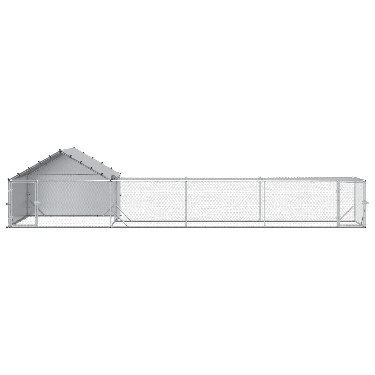 2 stk. Sølv 7 x 2 x 1,5 m Galvaniseret stål