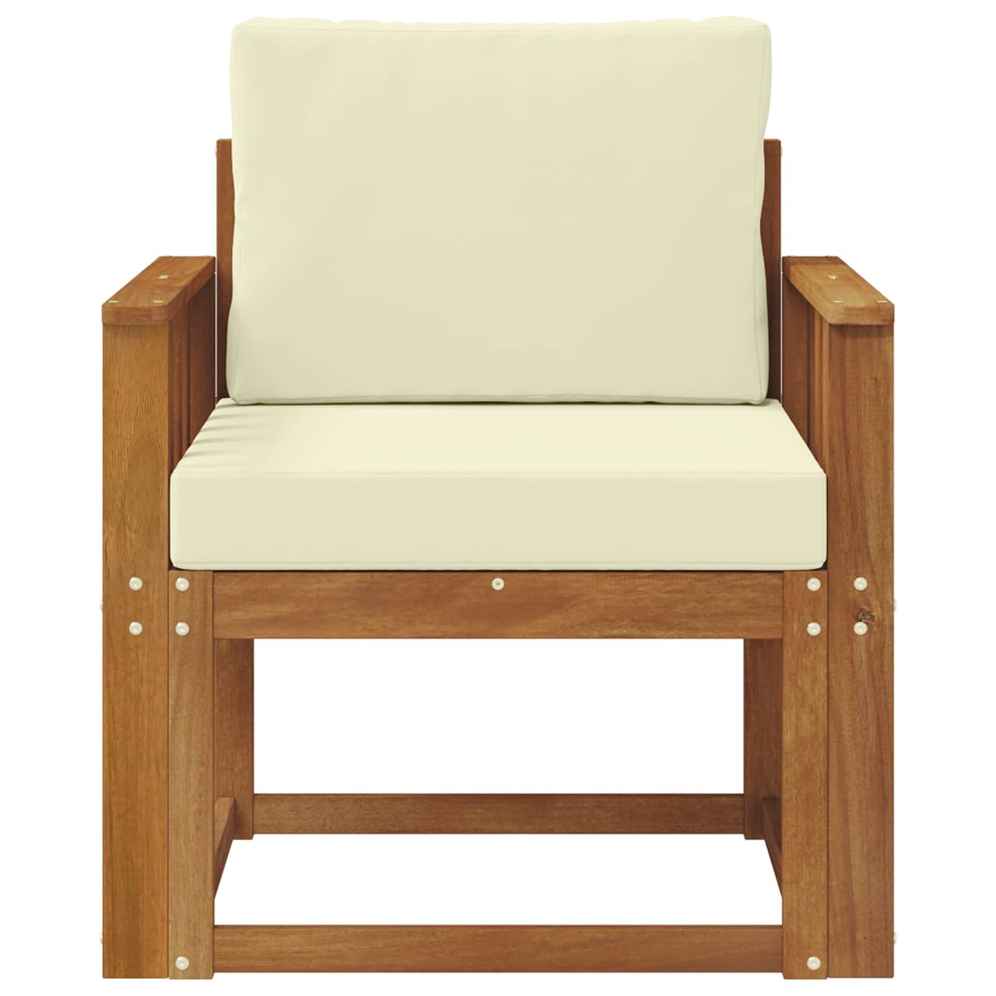 Udendørs sofa Soli Akacietræ og polyester Naturfarvet
