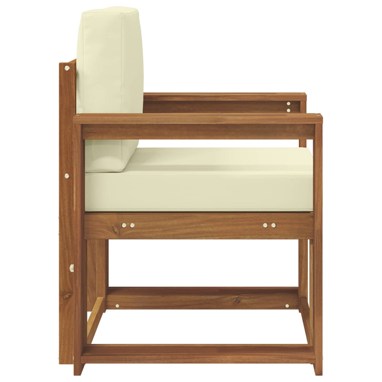 Udendørs sofa Soli Akacietræ og polyester Naturfarvet