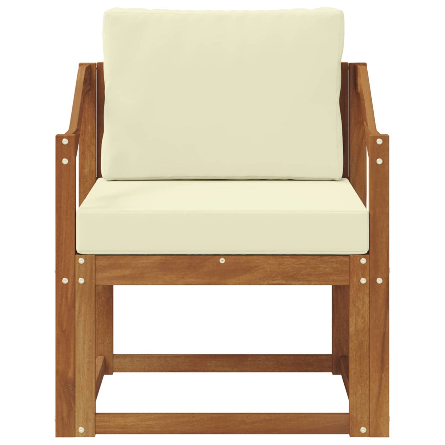 Udendørs sofa Soli Akacietræ og polyester Naturfarvet