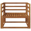 Udendørs Mellem Sofa Naturfarvet